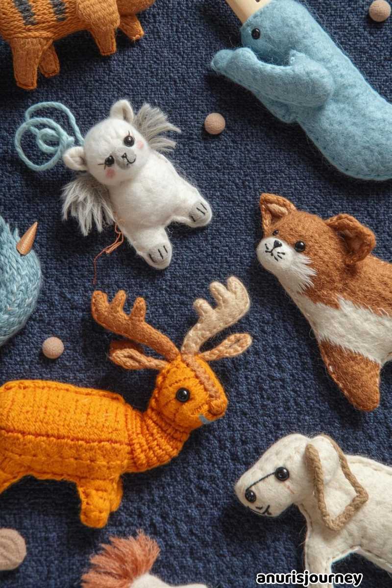 Mini Felt Animals
