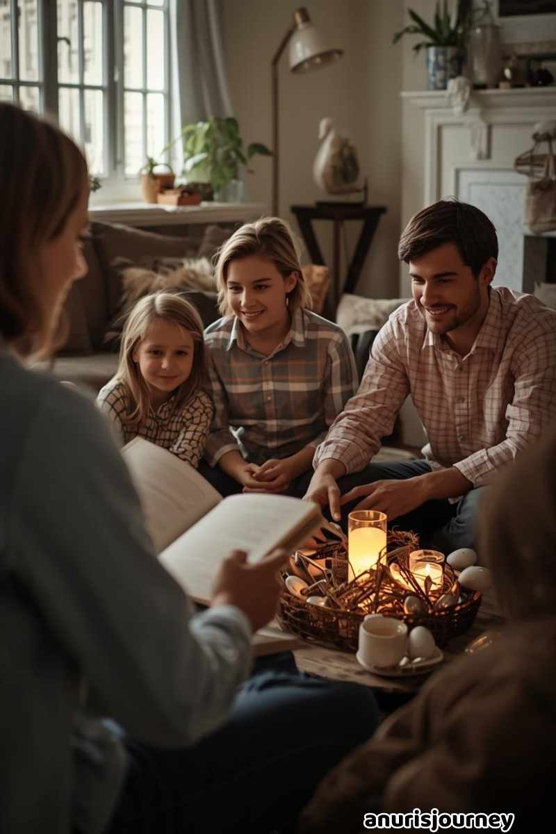 Family having a family time.