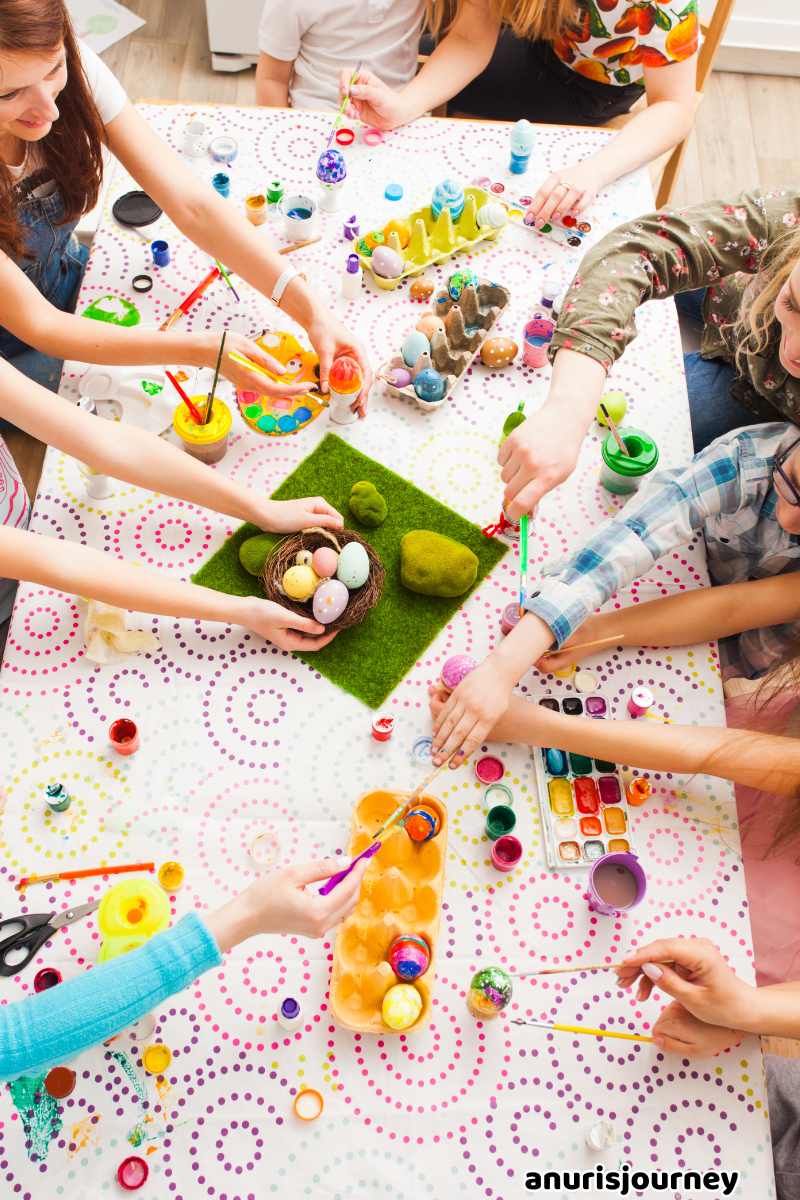  A Kids&rsquo; Easter Craft Station
