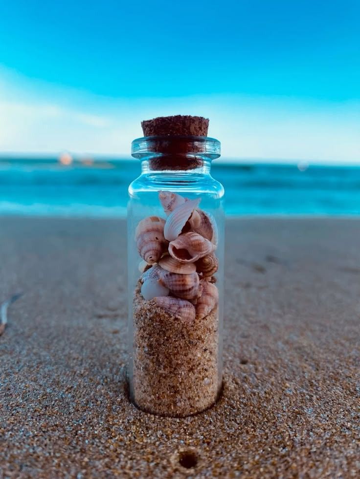 Bottle Beach Jar