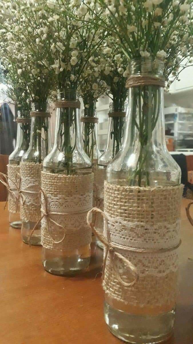Bottle Flower Arrangements