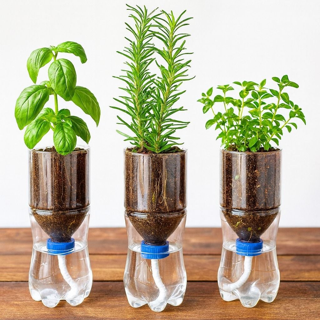 Bottle Herb Garden