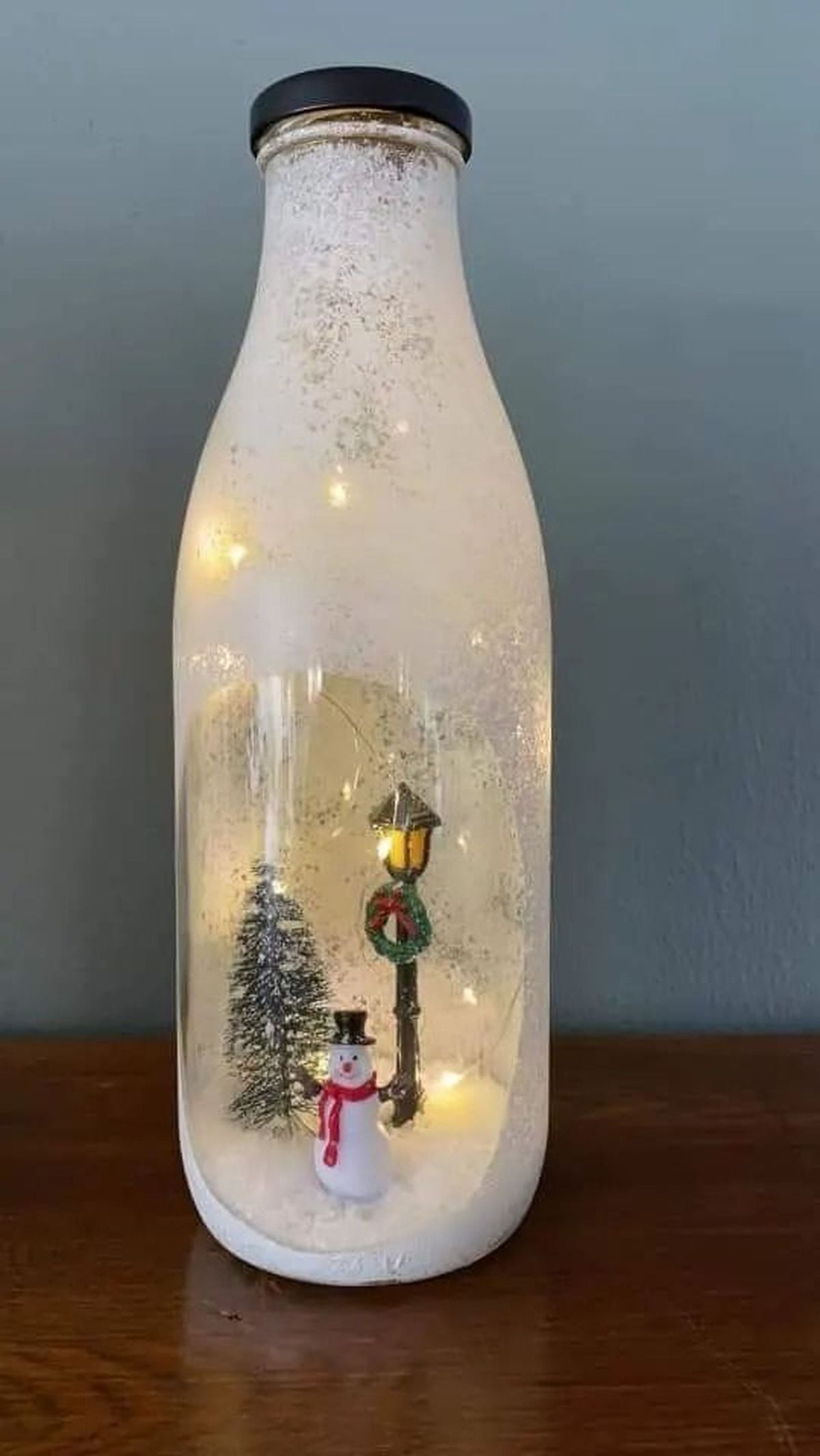 Bottle Snow Globes