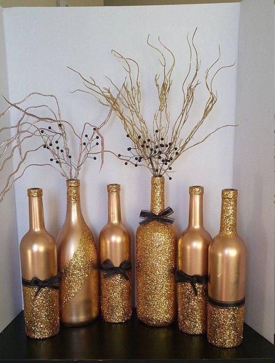 Glittery Party Bottles
