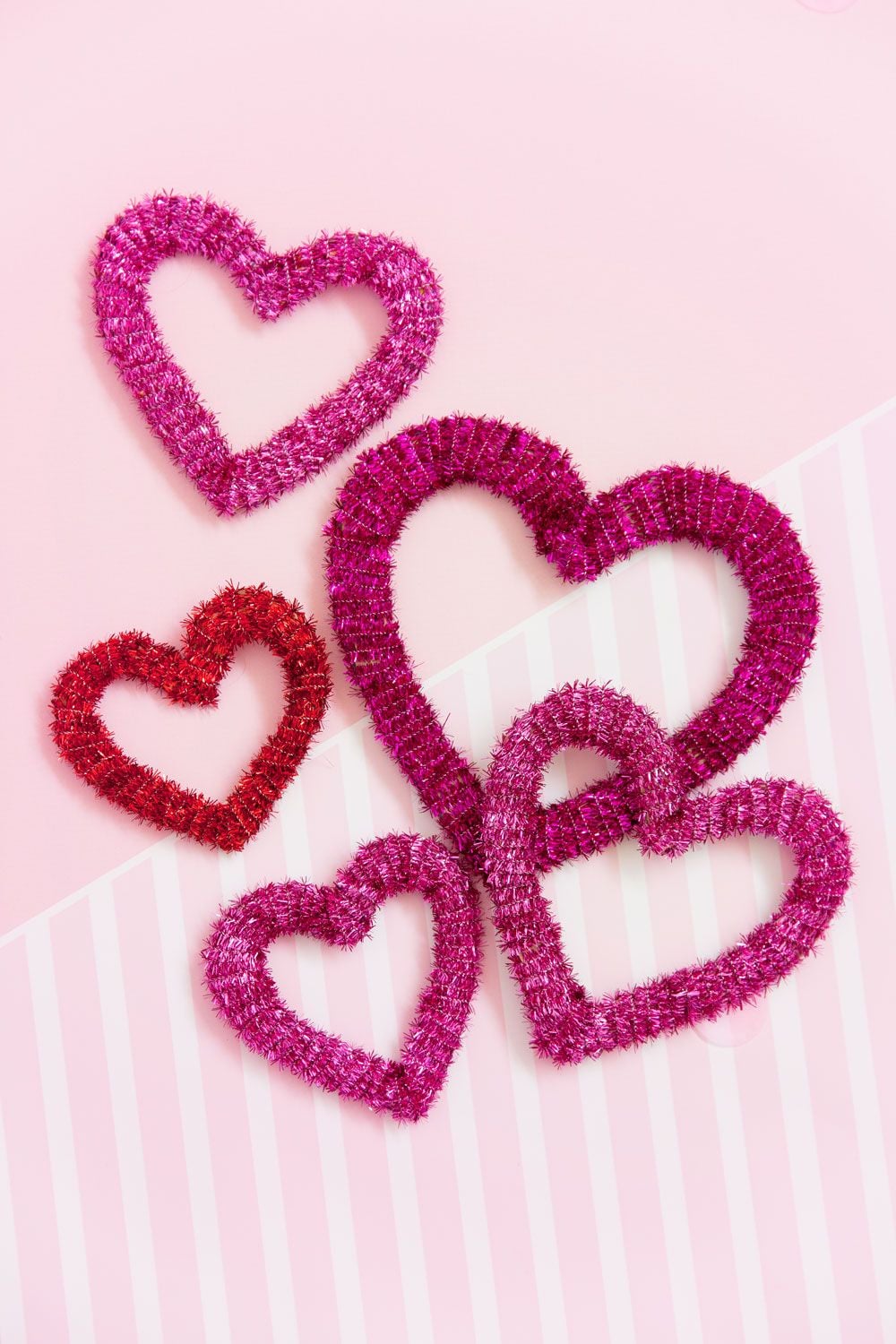 Pipe Cleaner Heart Decorations