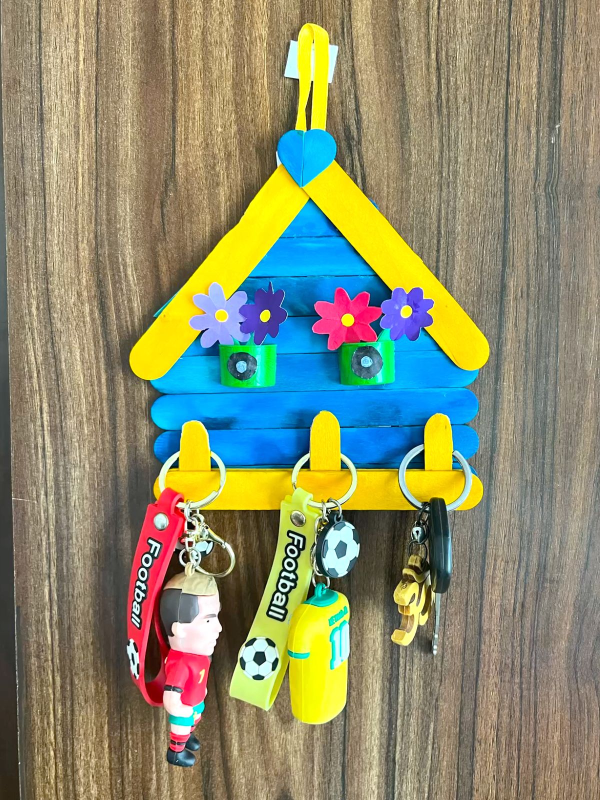 Popsicle Stick Key Holders