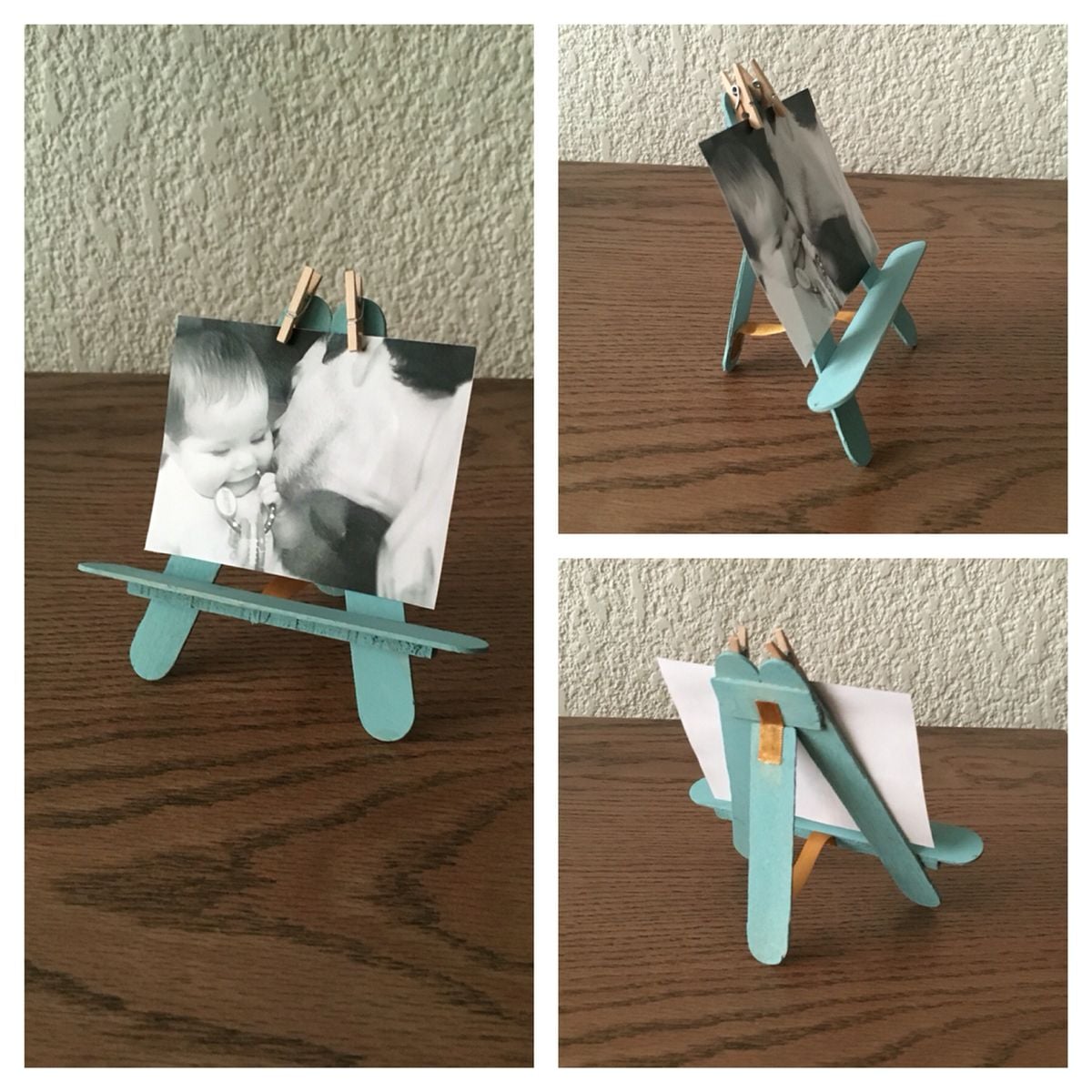 Popsicle Stick Mini Easel for Notes