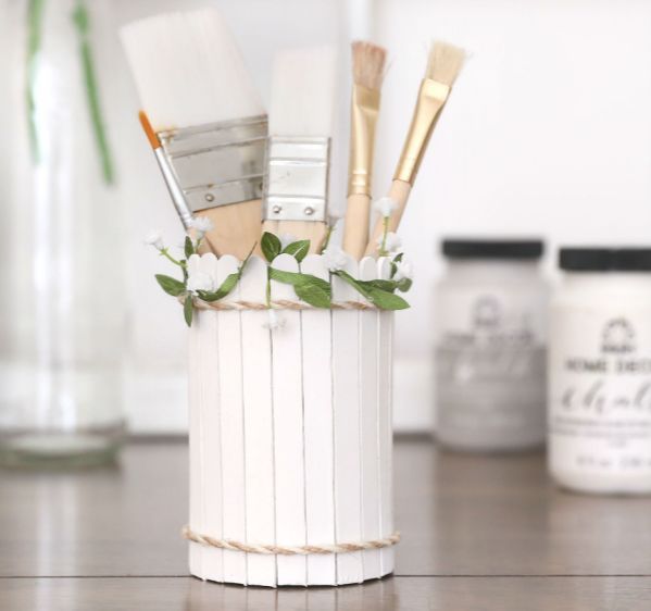Popsicle Stick Storage Trays