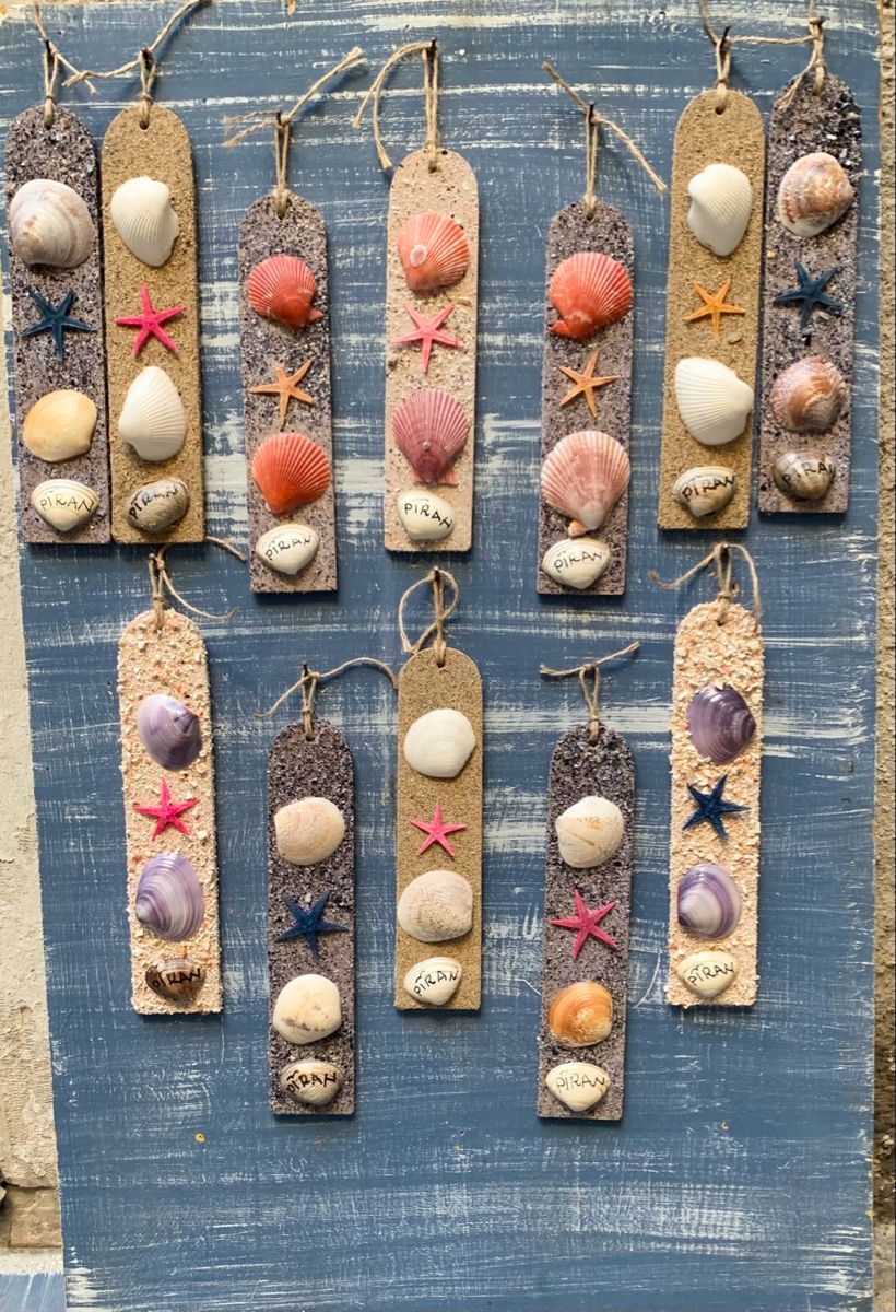 Seashell Bookmarks