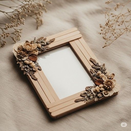 popsicle stick frame
