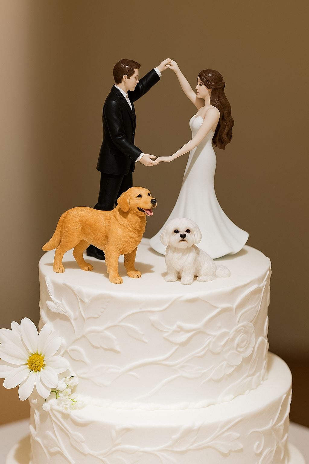 Dog-Themed Cake Toppers