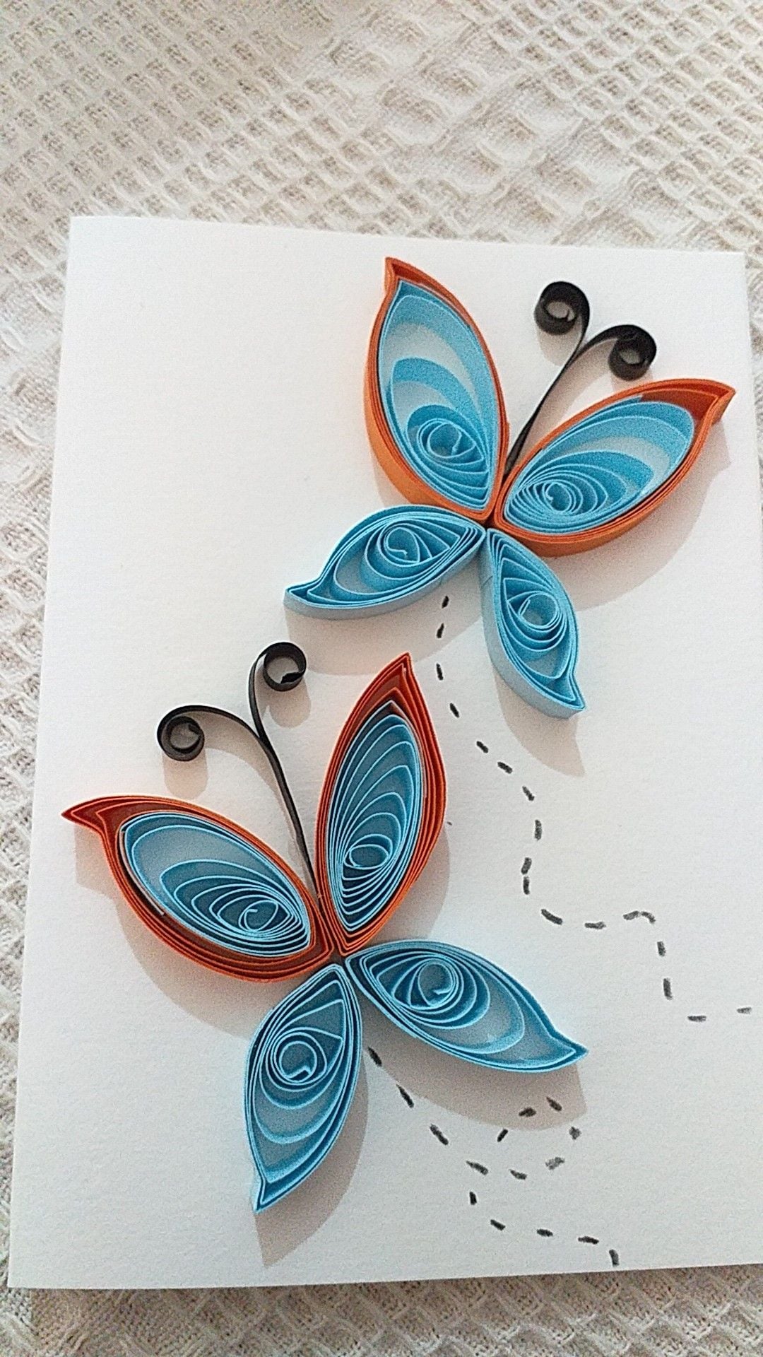 Paper Quilling Butterfly Cards
