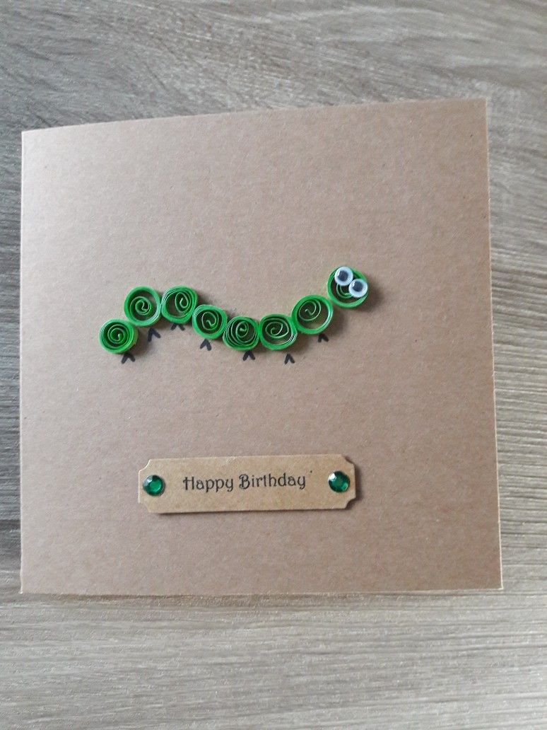 Paper Quilling Caterpillars