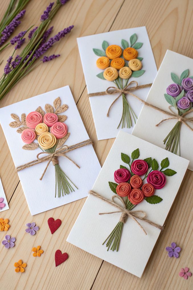 Paper Quilling Greeting Cards