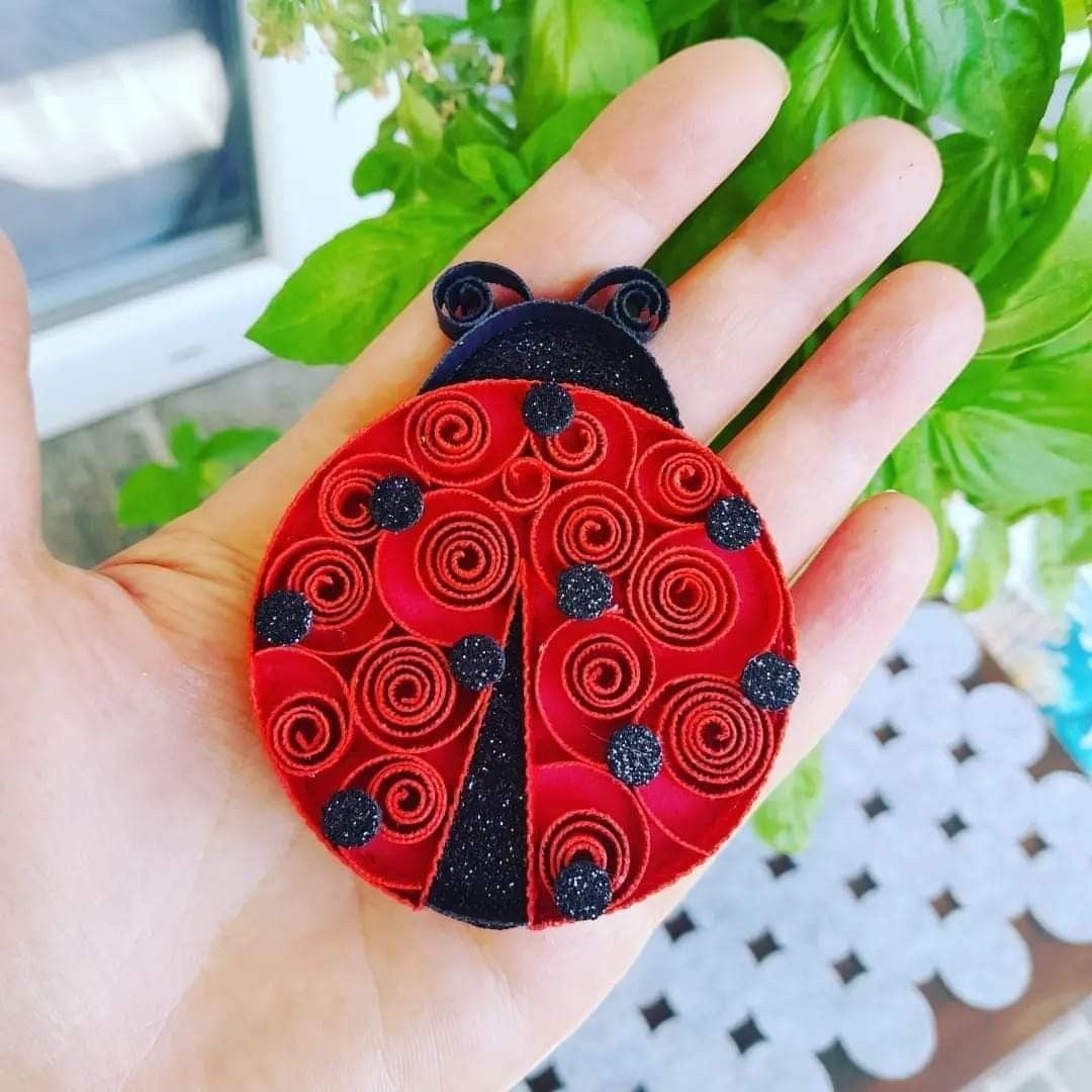 Paper Quilling Ladybugs