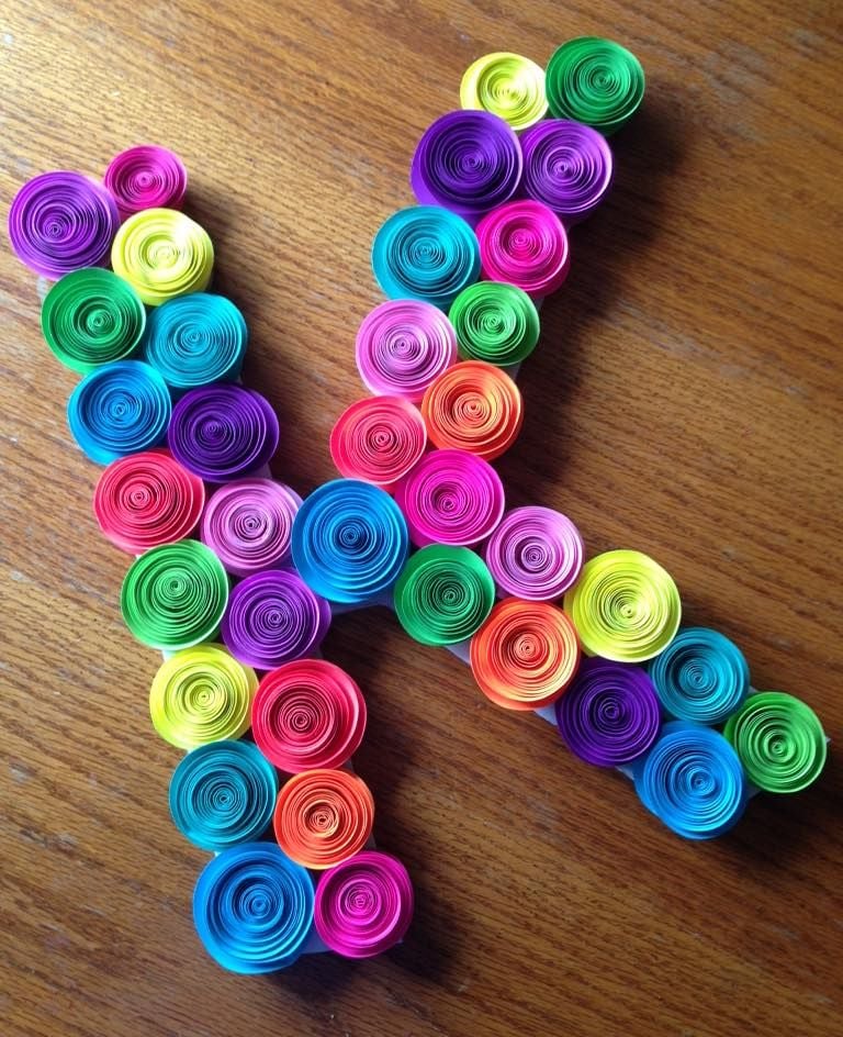 Paper Quilling Name Art