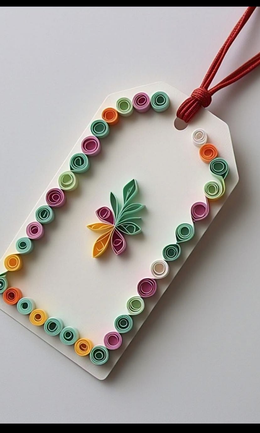 Quilling Gift Tags