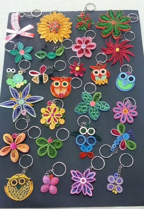 Quilling Keychains