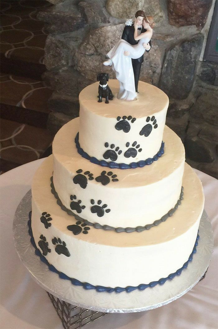 Dog paws wedding