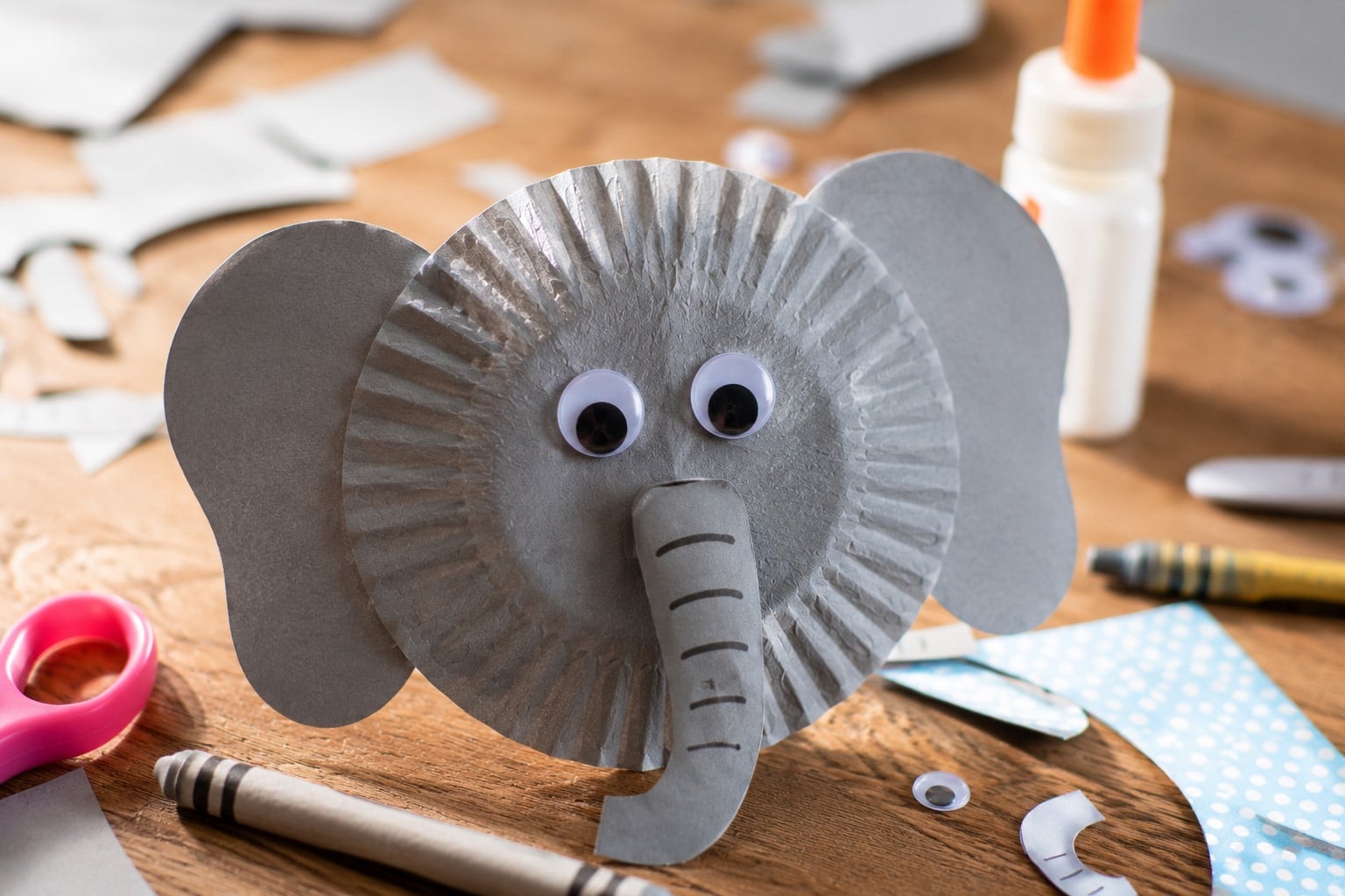 Cupcake Liner Elephant