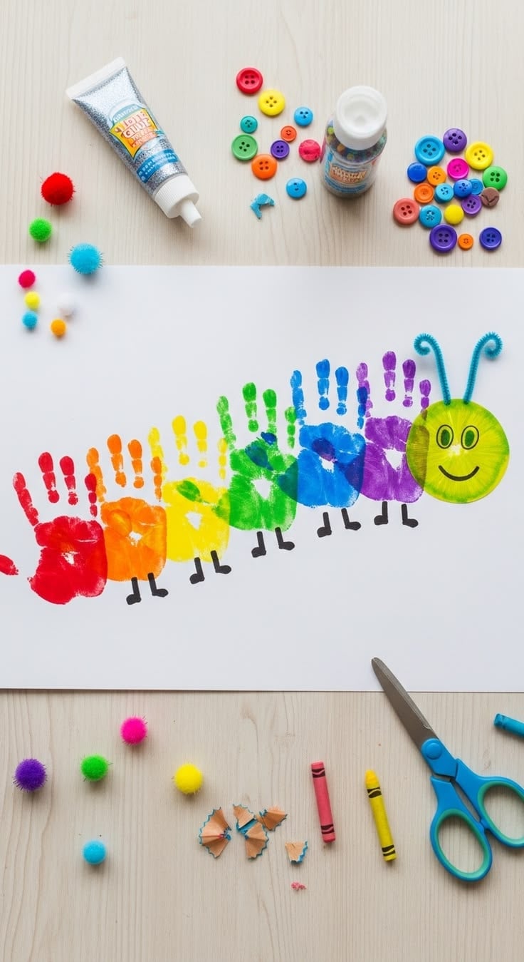 Handprint Caterpillar