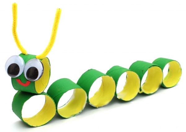 Toilet Roll Caterpillar