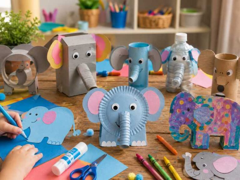 35 Elephant Craft Ideas for Kids to Recreate