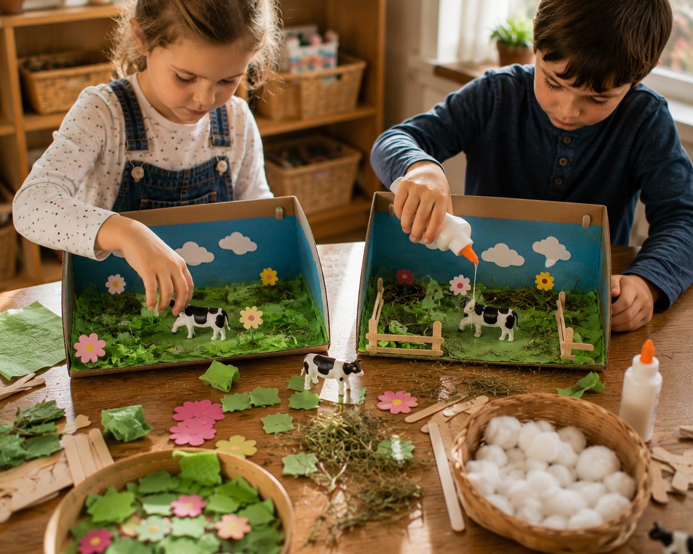 meadow cow craft