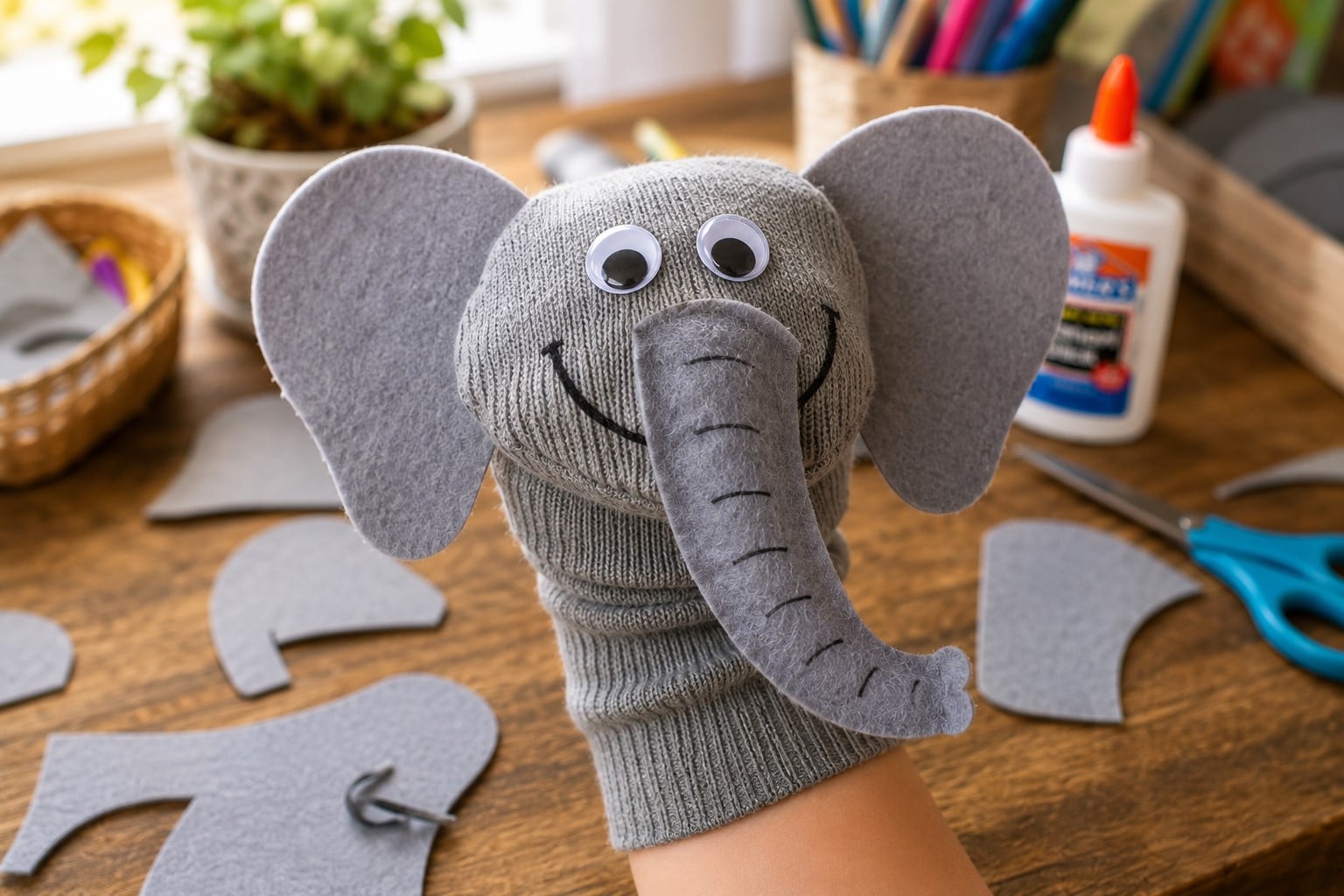 Elephant puppet