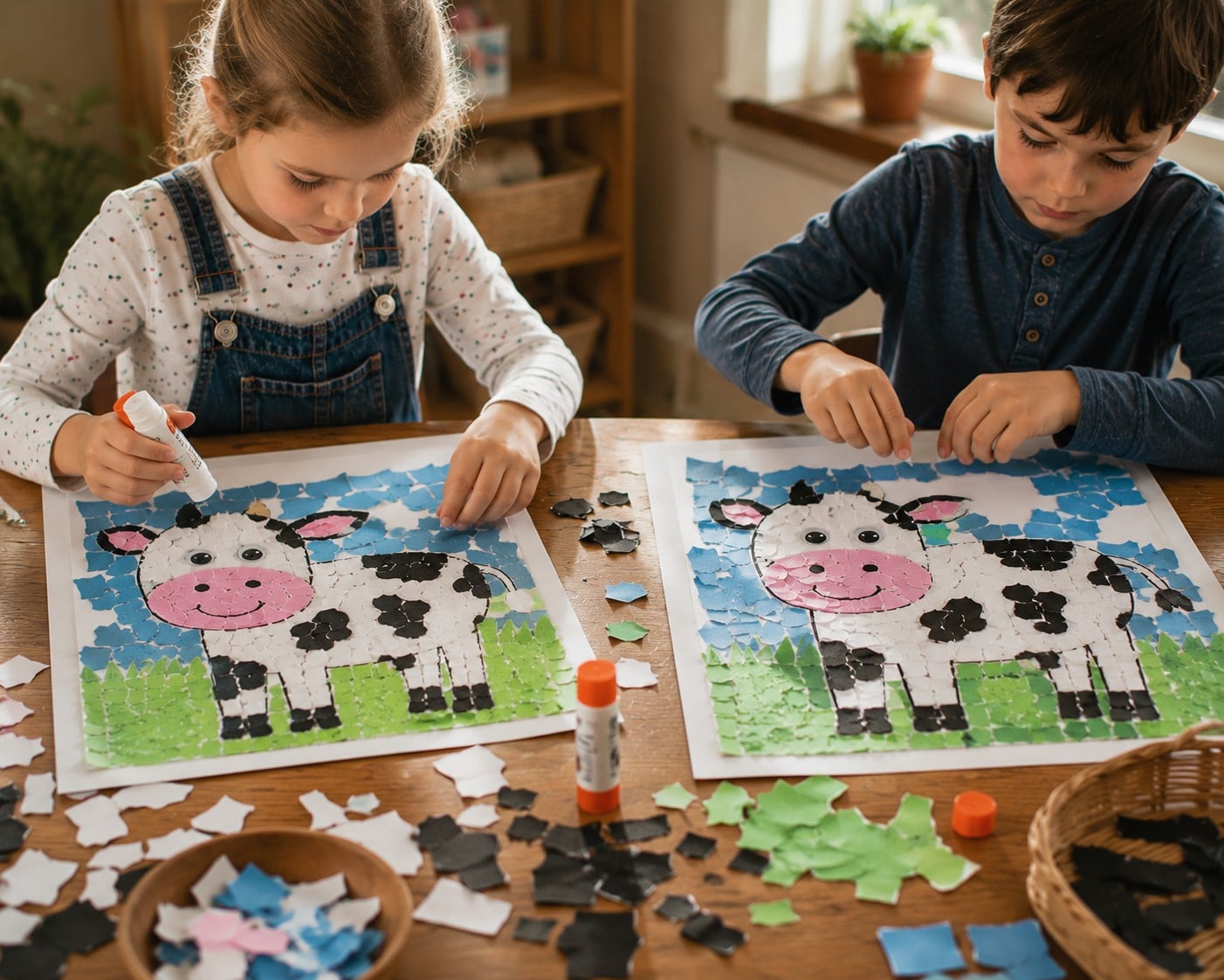 children doing craft