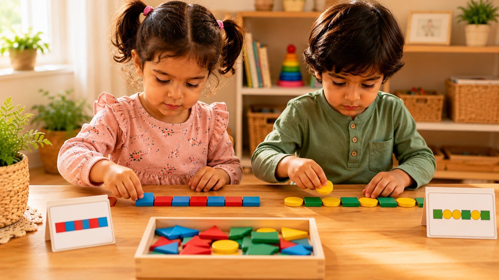 pattern making with blocks