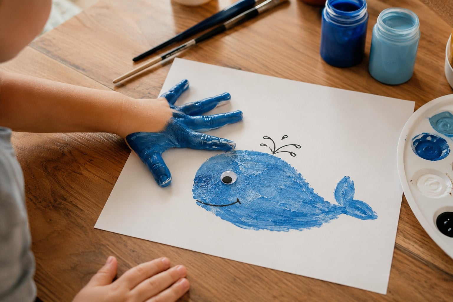 handprint shark craft