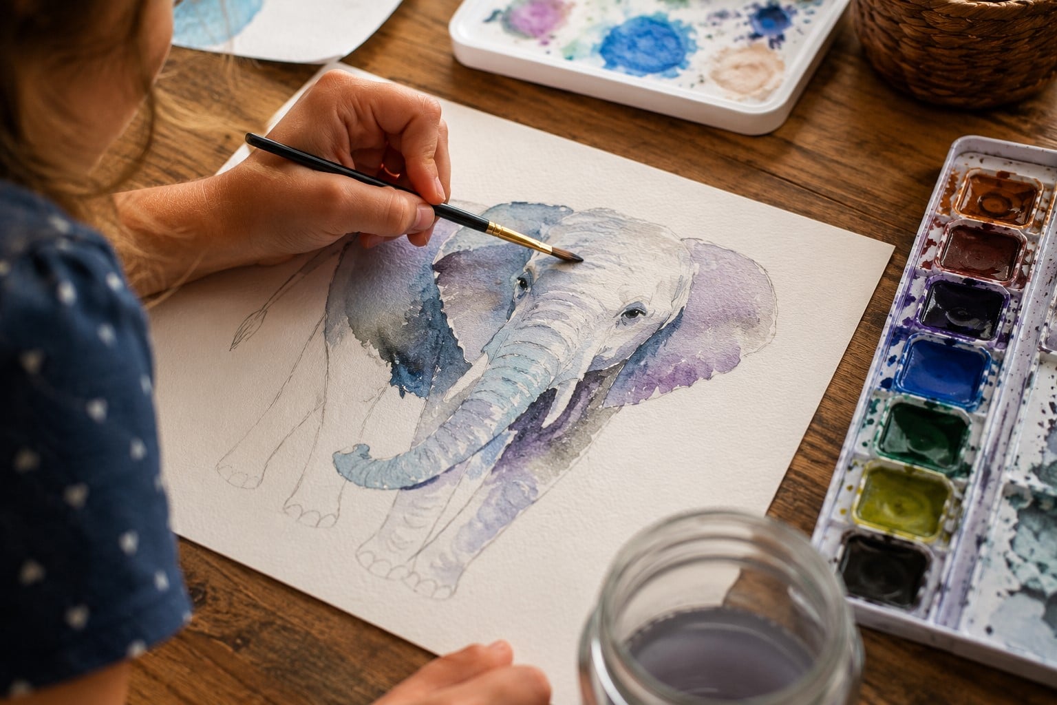 sketch of an elephant