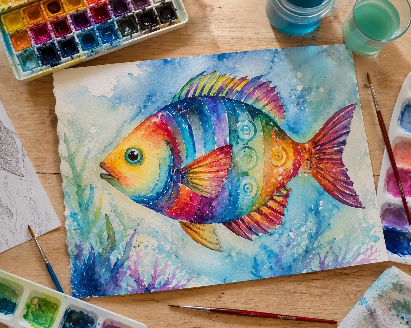 watercolour craft