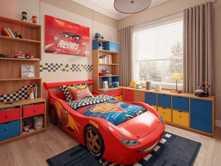 21 Cars Room Theme Ideas for Little Boys That Feel So Fun