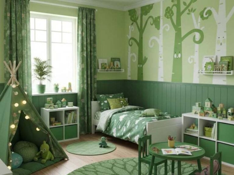 31 Green Kids Room Ideas Inspired by Nature