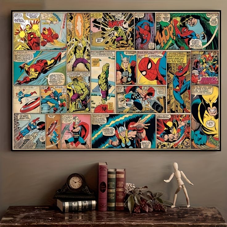 Add Comic Book Wall Art
