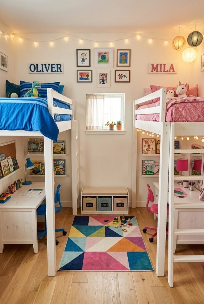 Add Personalized Bedding for Each Child