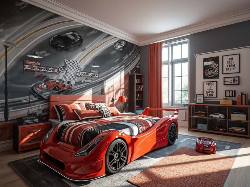 Add Racing-Inspired Bedding