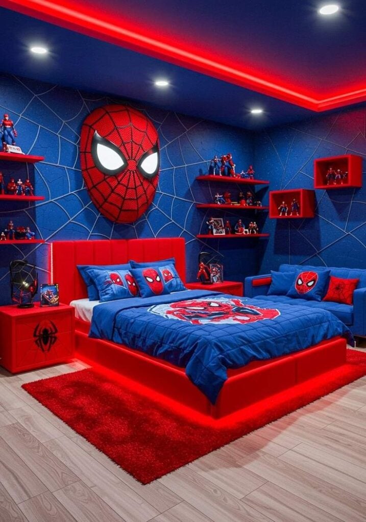  modern superhero room 