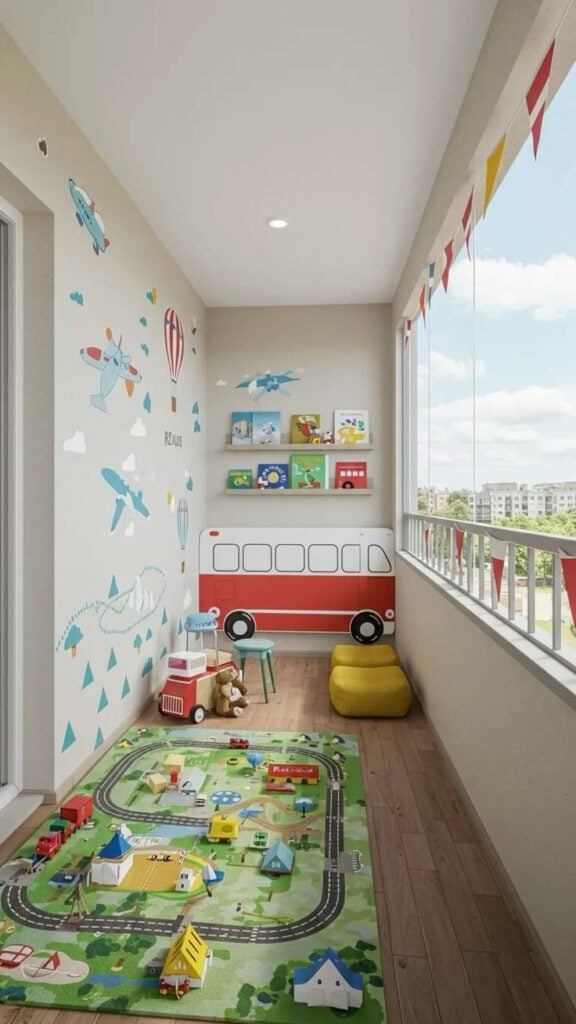 Add a Bus Stop Play Area