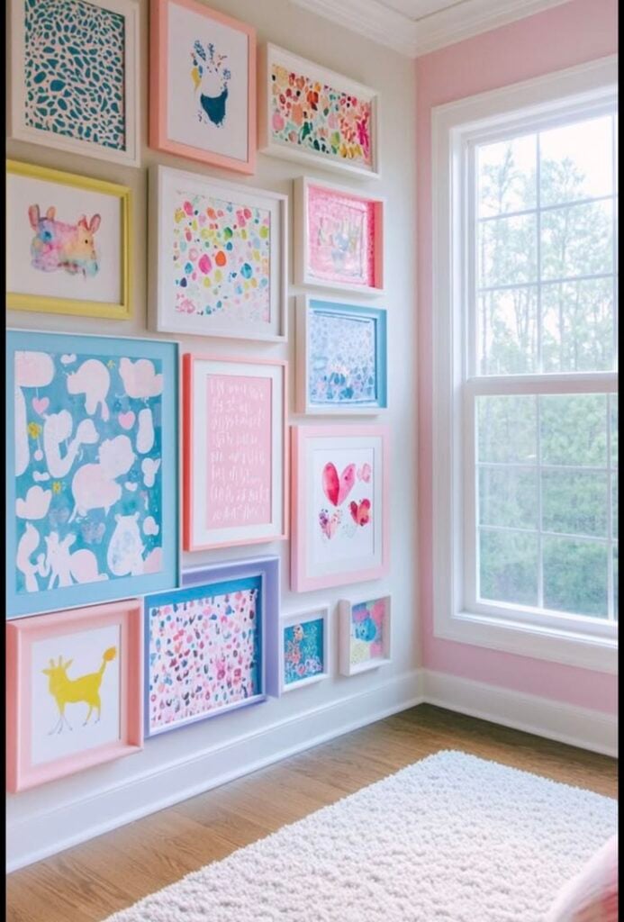 Add a Pink Gallery Wall