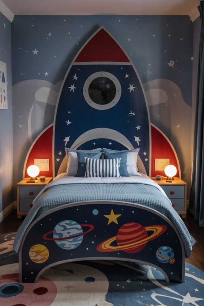Add a Rocket-Shaped Bed