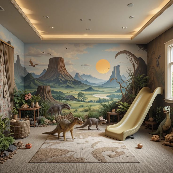 Add a Volcano Play Area