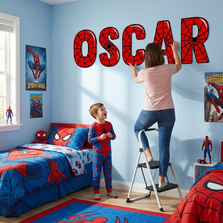 Use Personalized Superhero D&eacute;cor