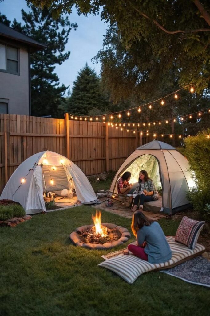 Backyard Camping Adventure