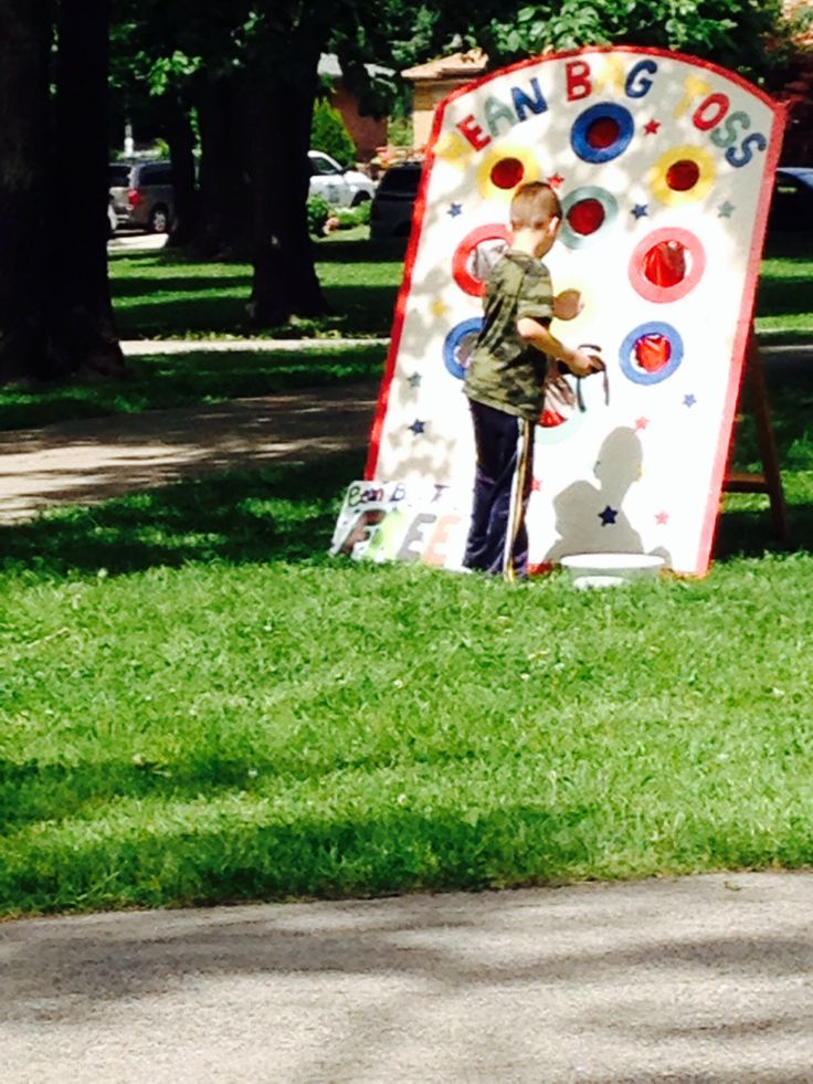 Bean Bag Toss and Run
