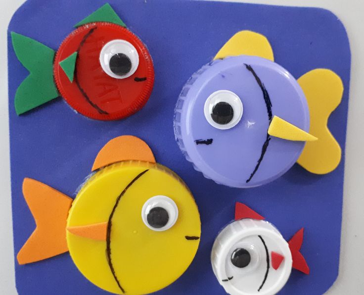 Bottle Cap Fish Craft