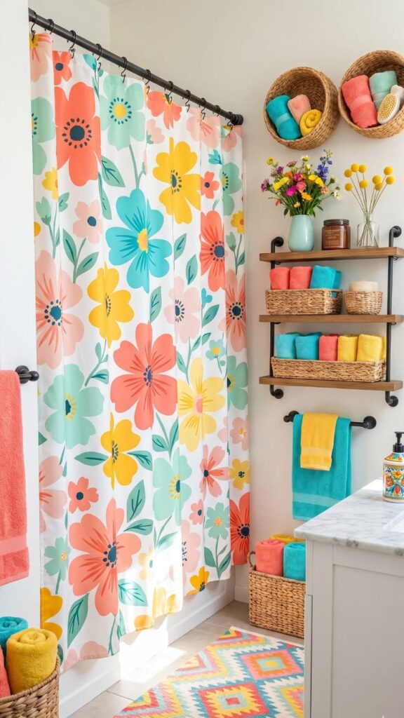 Bright Towels as D&eacute;cor