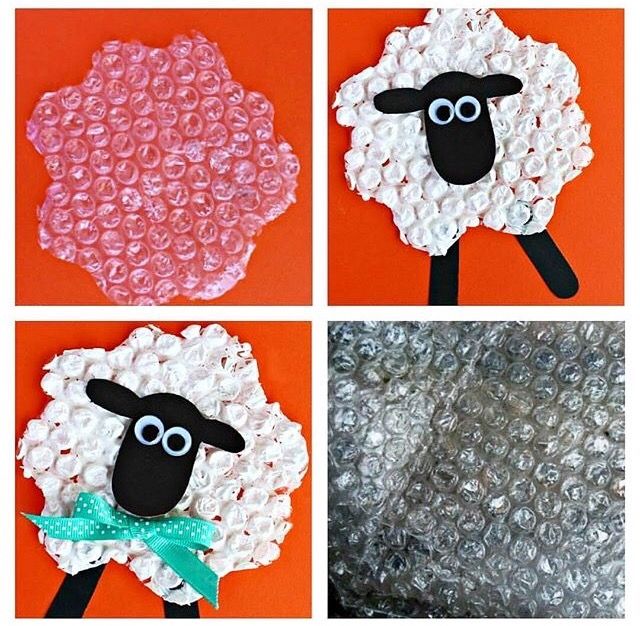 Bubble Wrap Fleece Sheep